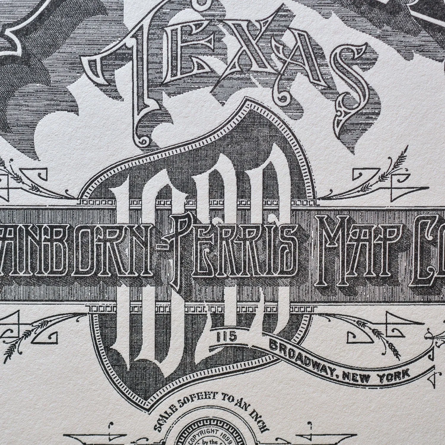 Affiche Letterpress Dallas