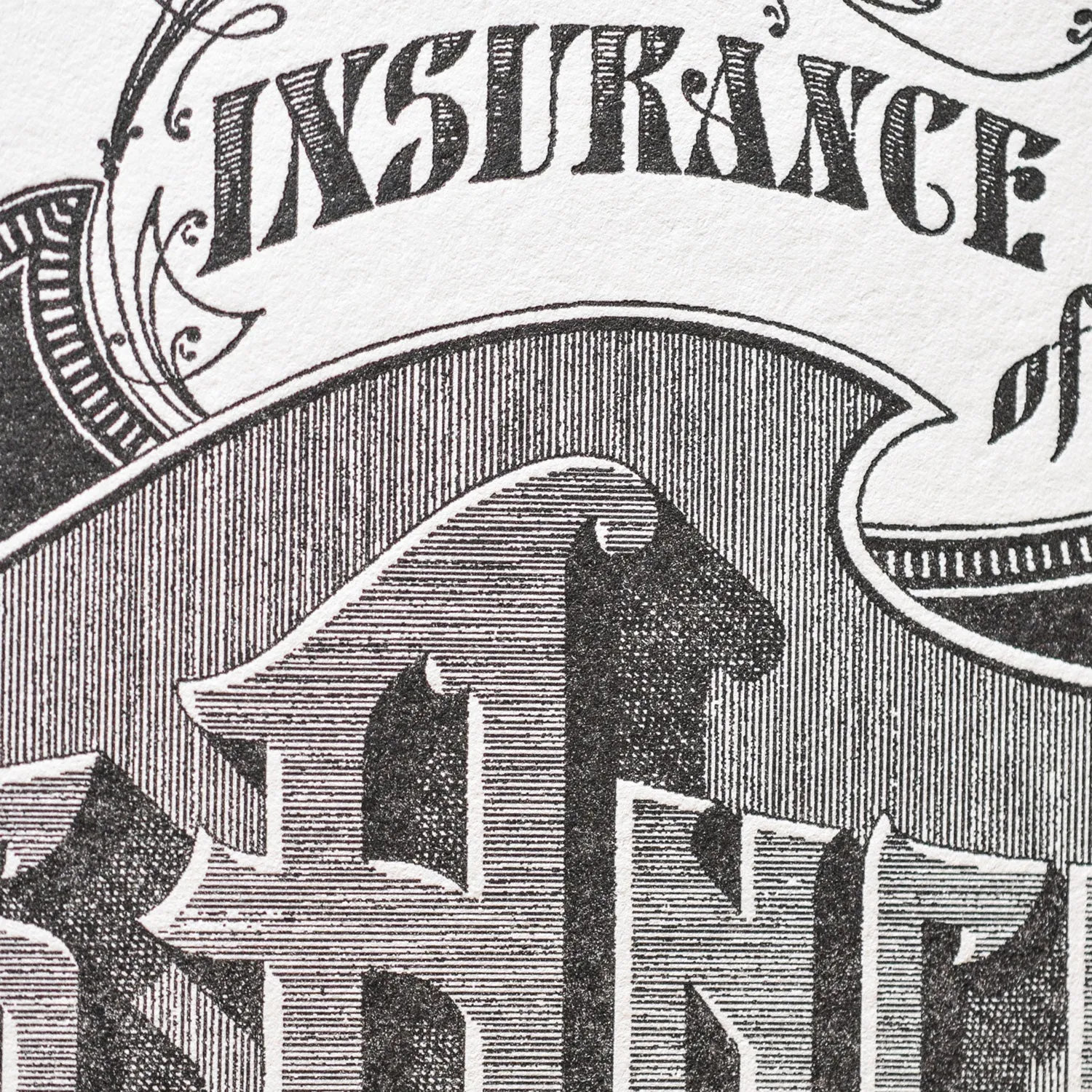Affiche Letterpress Los Angeles