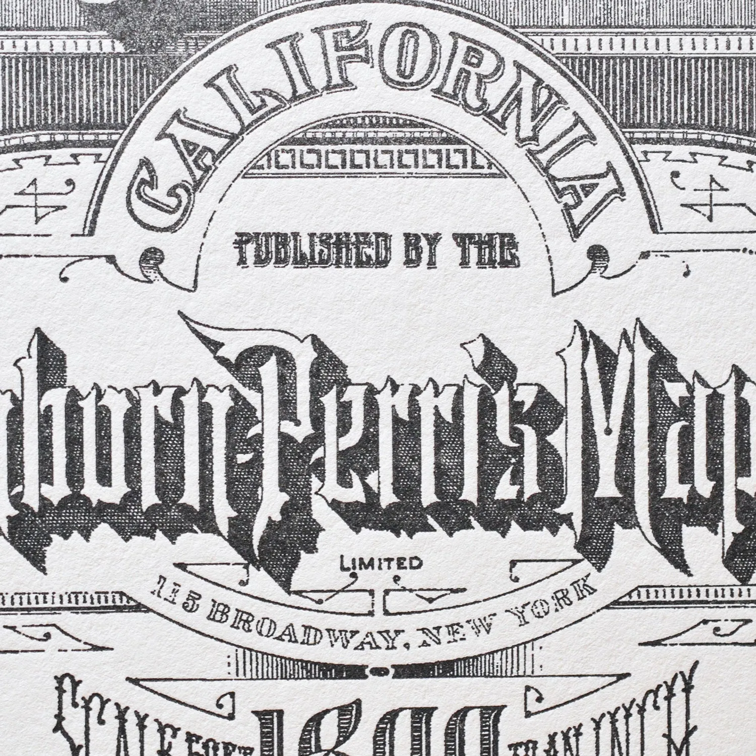 Affiche Letterpress San Francisco