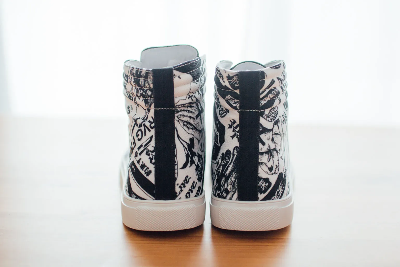 Agustin Edge x SXEWORLDWIDE Hi-Top Sneakers