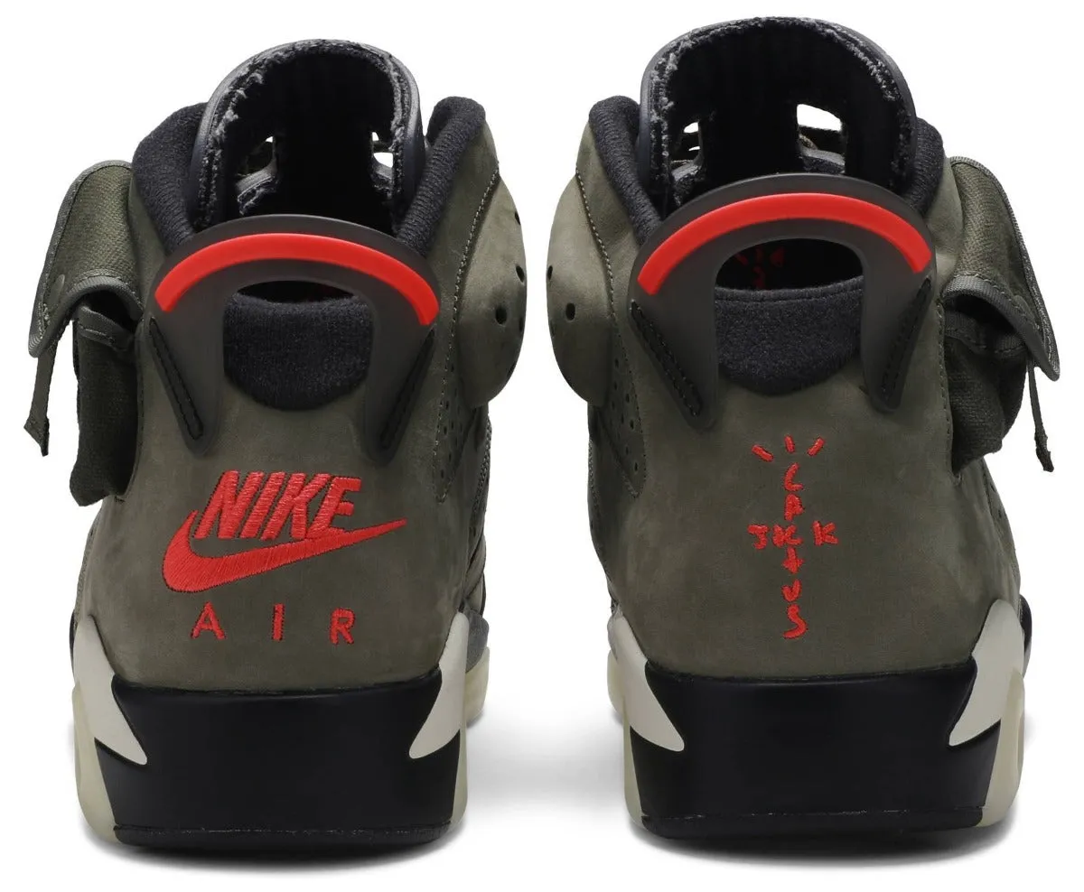 Air Jordan 6 Retro x Travis Scott 'Olive'