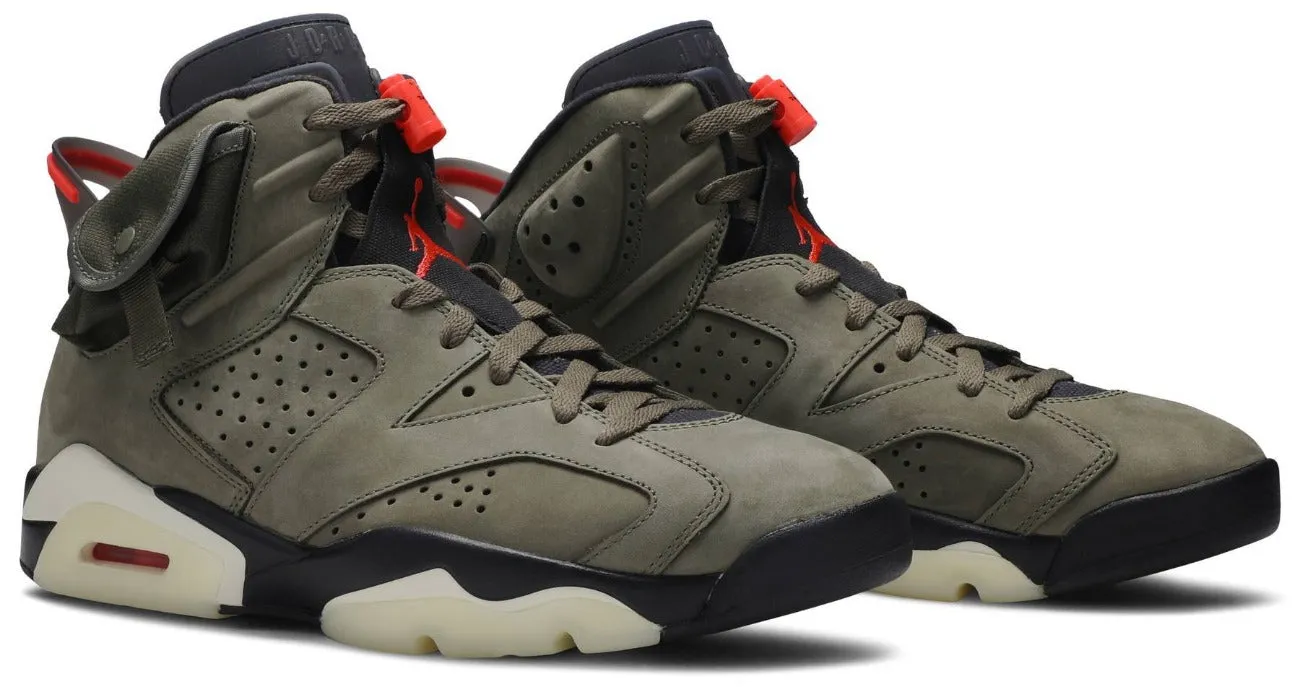 Air Jordan 6 Retro x Travis Scott 'Olive'