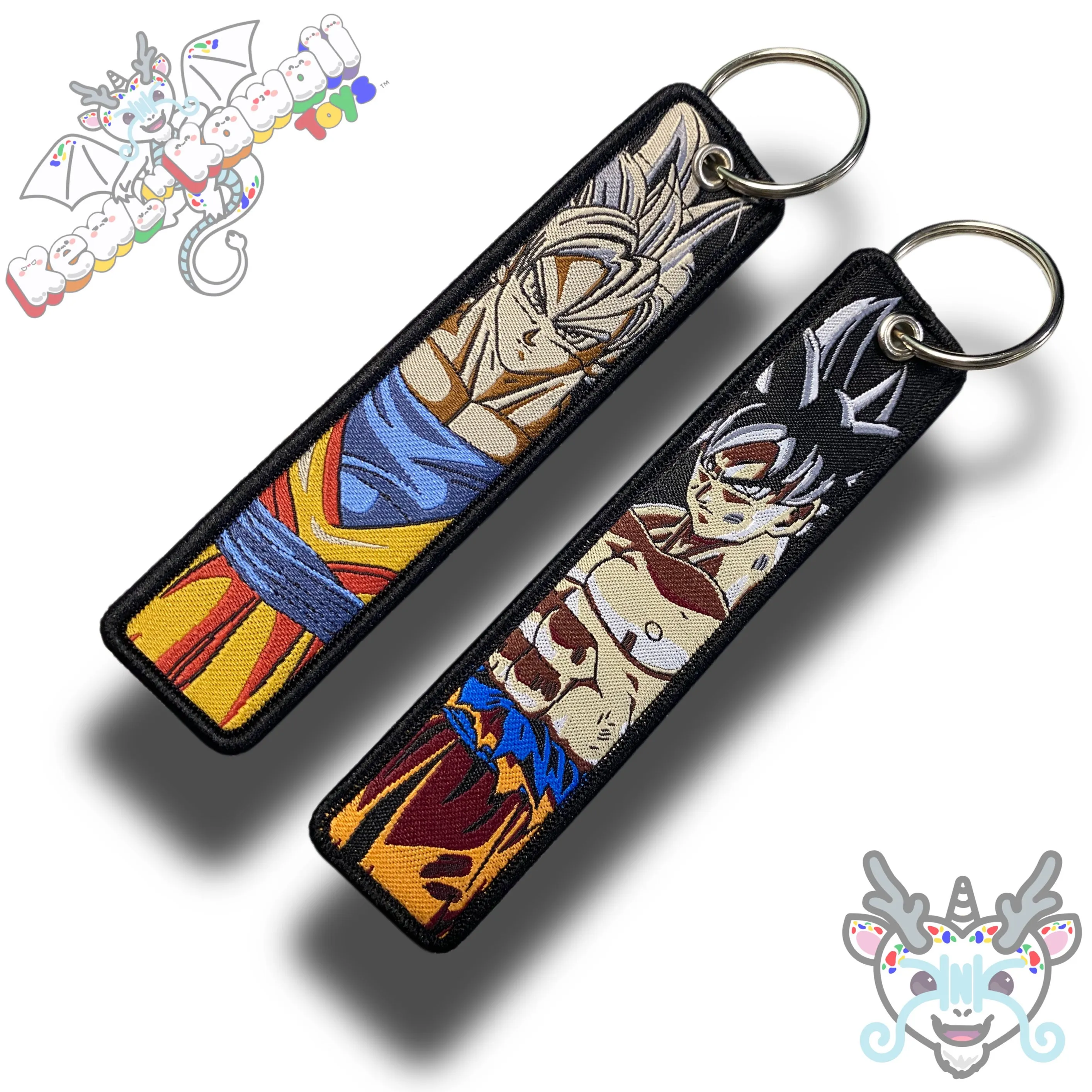 Anime Themed Fabric Keychain