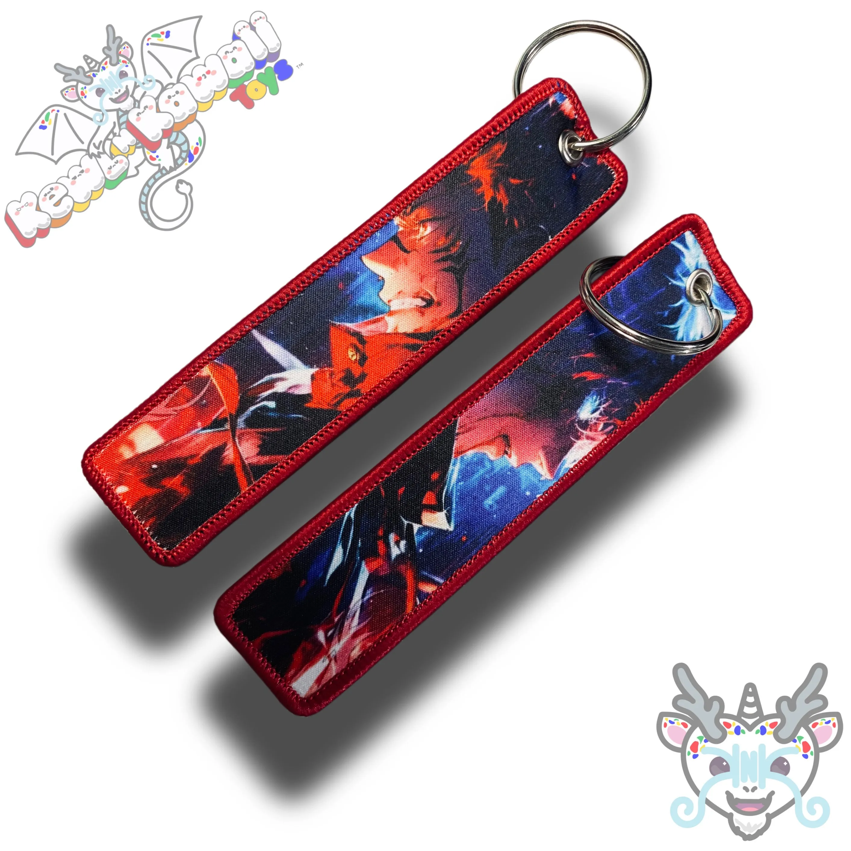 Anime Themed Fabric Keychain