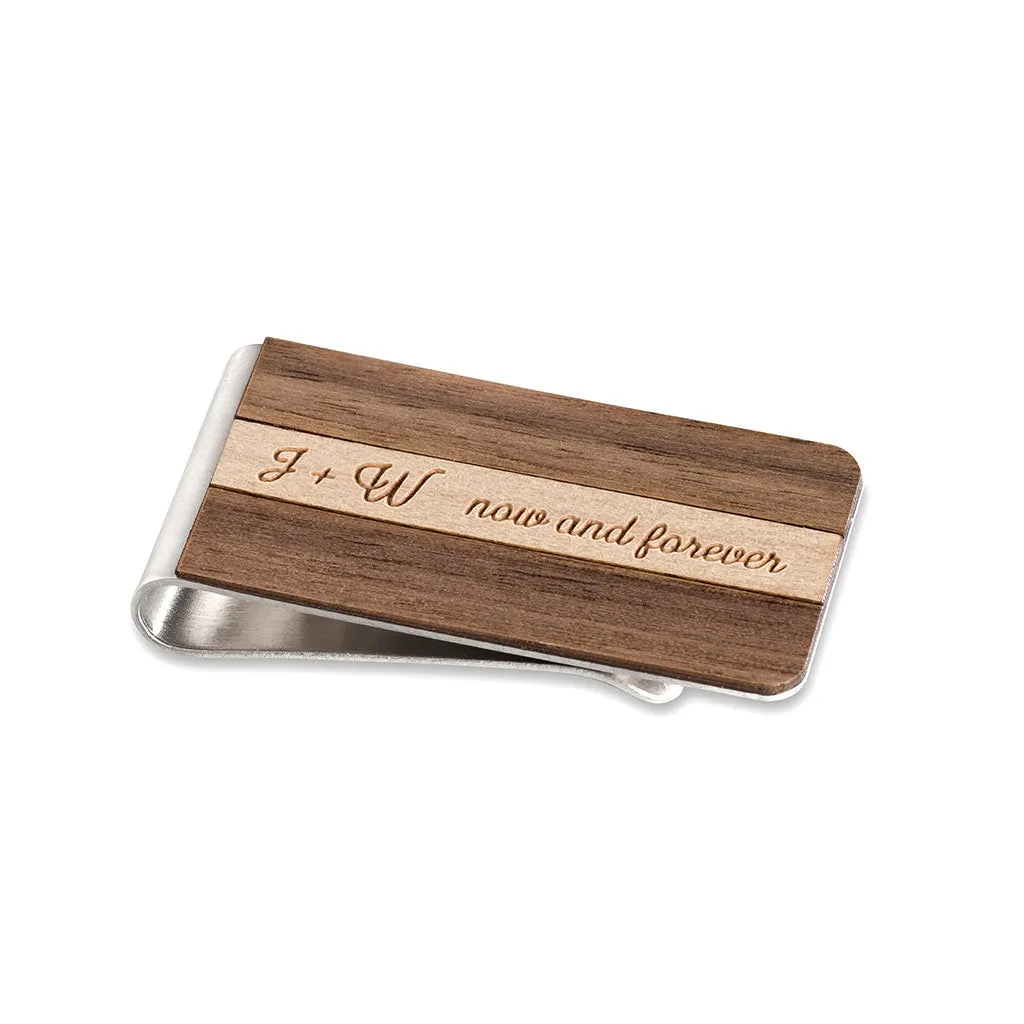 Engraved Bar Money Clip