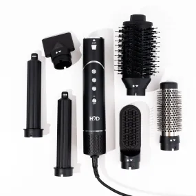 H2D 6-in-1 Ultra Hair Styling Tool in Black Rose