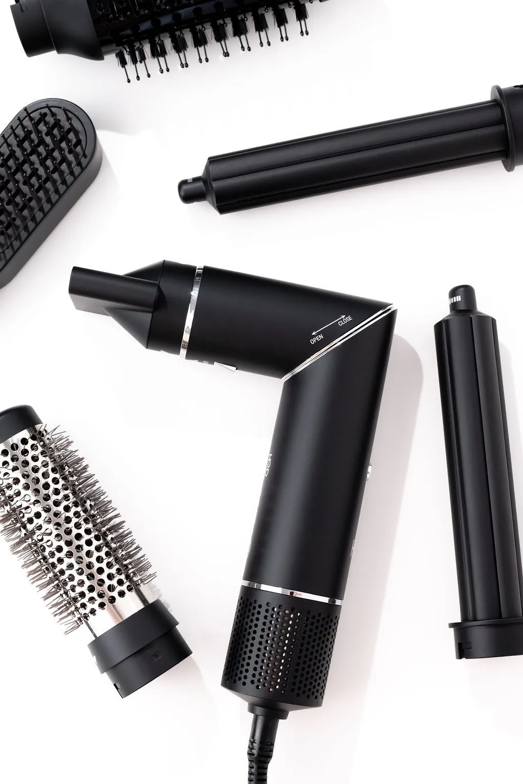H2D 6-in-1 Ultra Hair Styling Tool in Black Rose