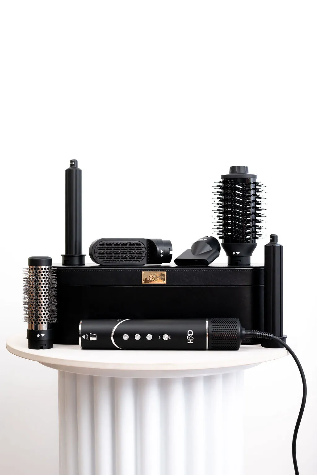 H2D 6-in-1 Ultra Hair Styling Tool in Black Rose