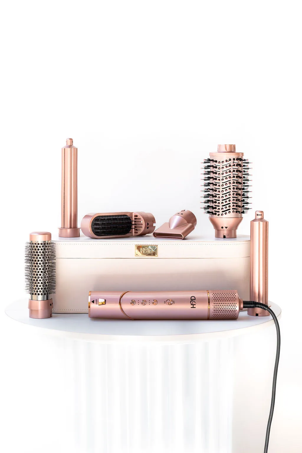 H2D 6-in-1 Ultra Hair Styling Tool in Rose Gold