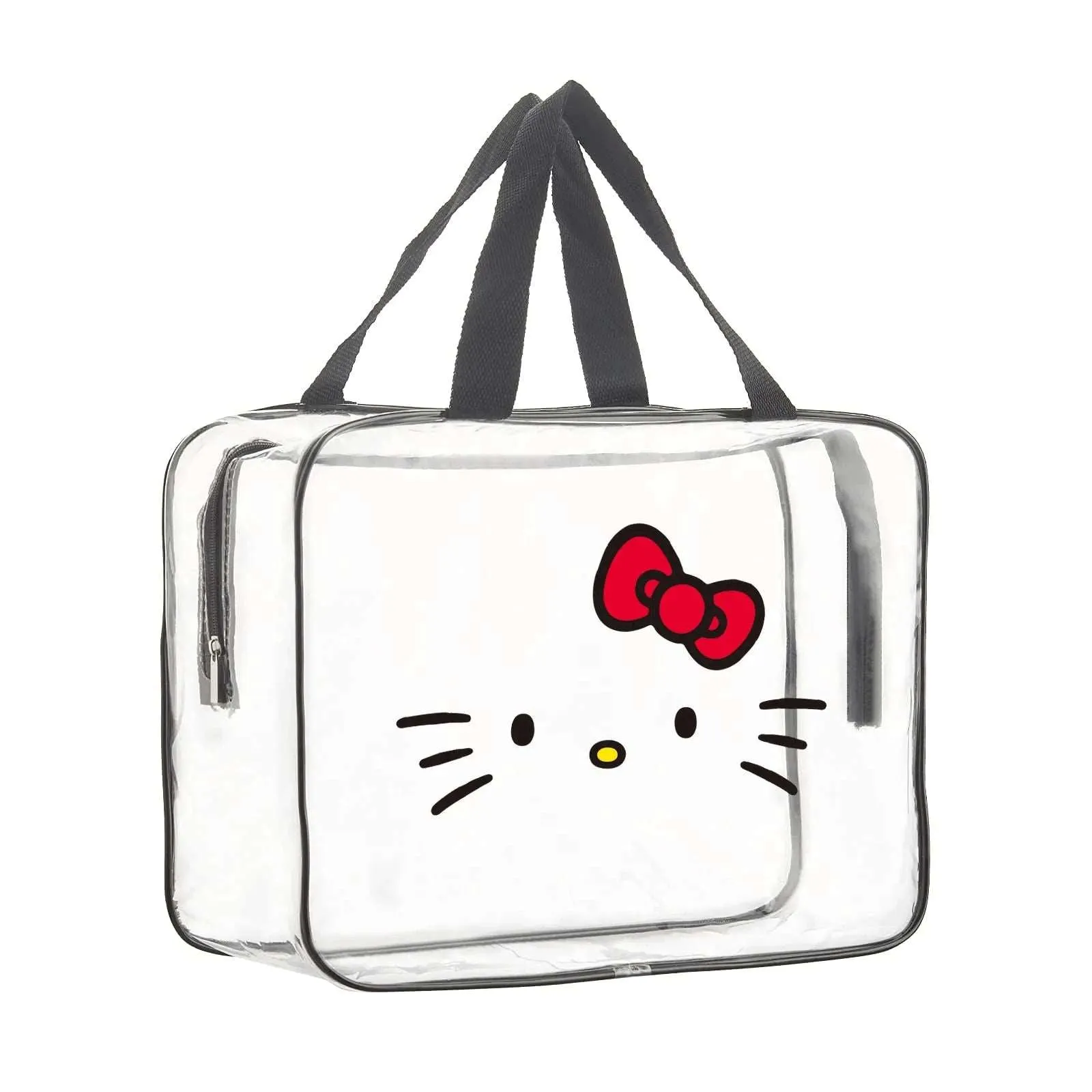 Kawaii Hello Kitty Clear Waterproof Travel Bag (3pcs)