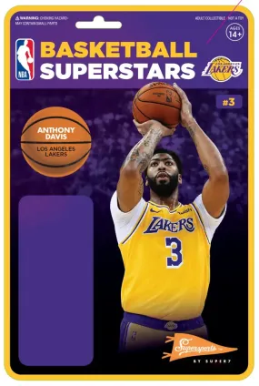 NBA Basketball Superstars ReAction Anthony Davis (LA Lakers) Figure