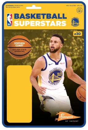 NBA Basketball Superstars ReAction Stephen Curry Alternate (Golden State Warriors) Figure