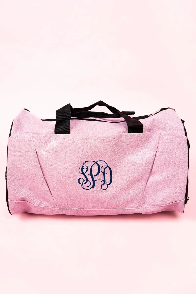 NGIL Pink Glitz & Glam Duffle Bag with Shoe Compartment