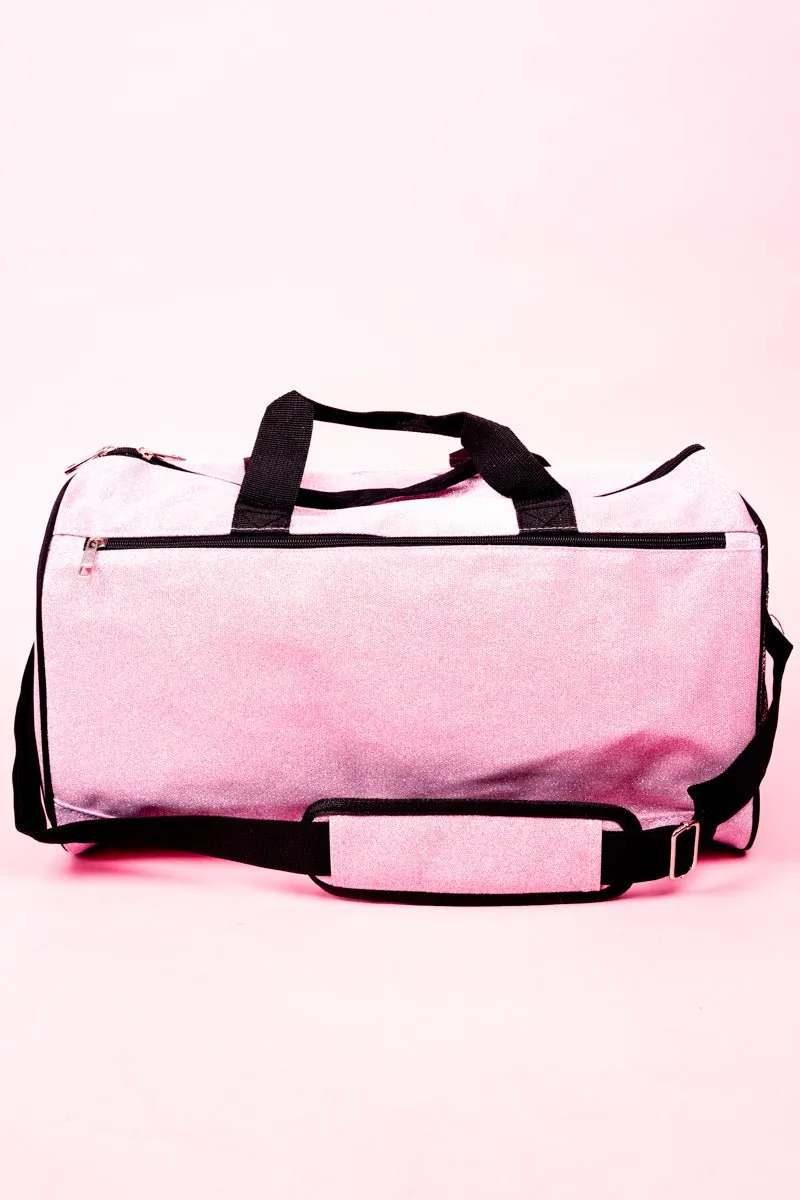 NGIL Pink Glitz & Glam Duffle Bag with Shoe Compartment