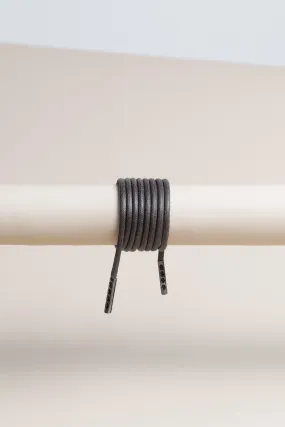 Night Grey | Round Waxed Shoelaces Night Grey | Round Waxed Shoelaces
