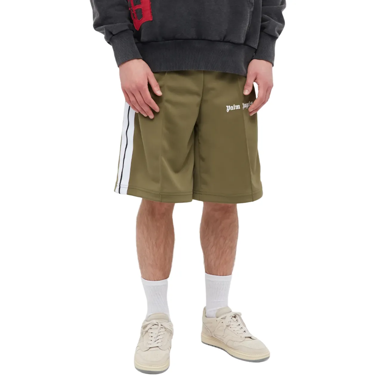 Palm Angels Classic Track Short Military White
