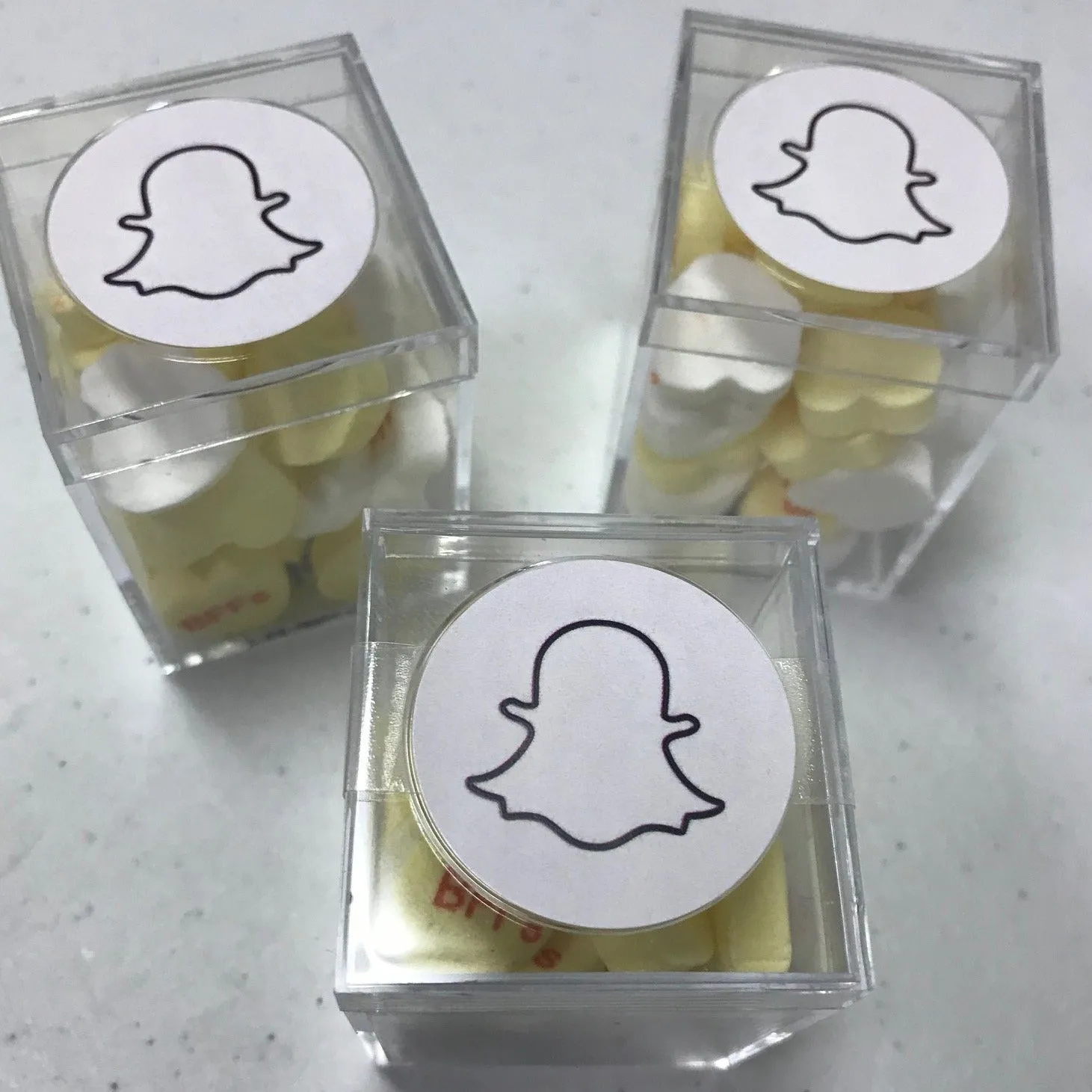 Personalized Candy Hearts Cubes (Min 12 Cubes)