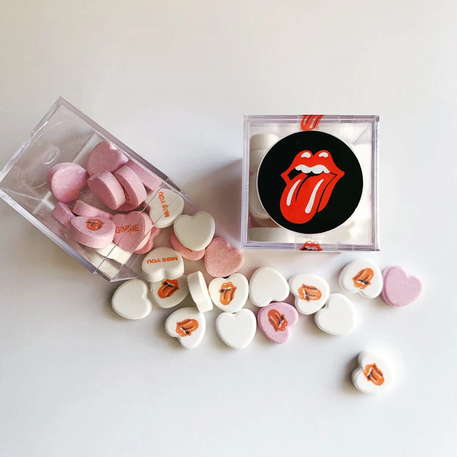 Personalized Candy Hearts Cubes (Min 12 Cubes)