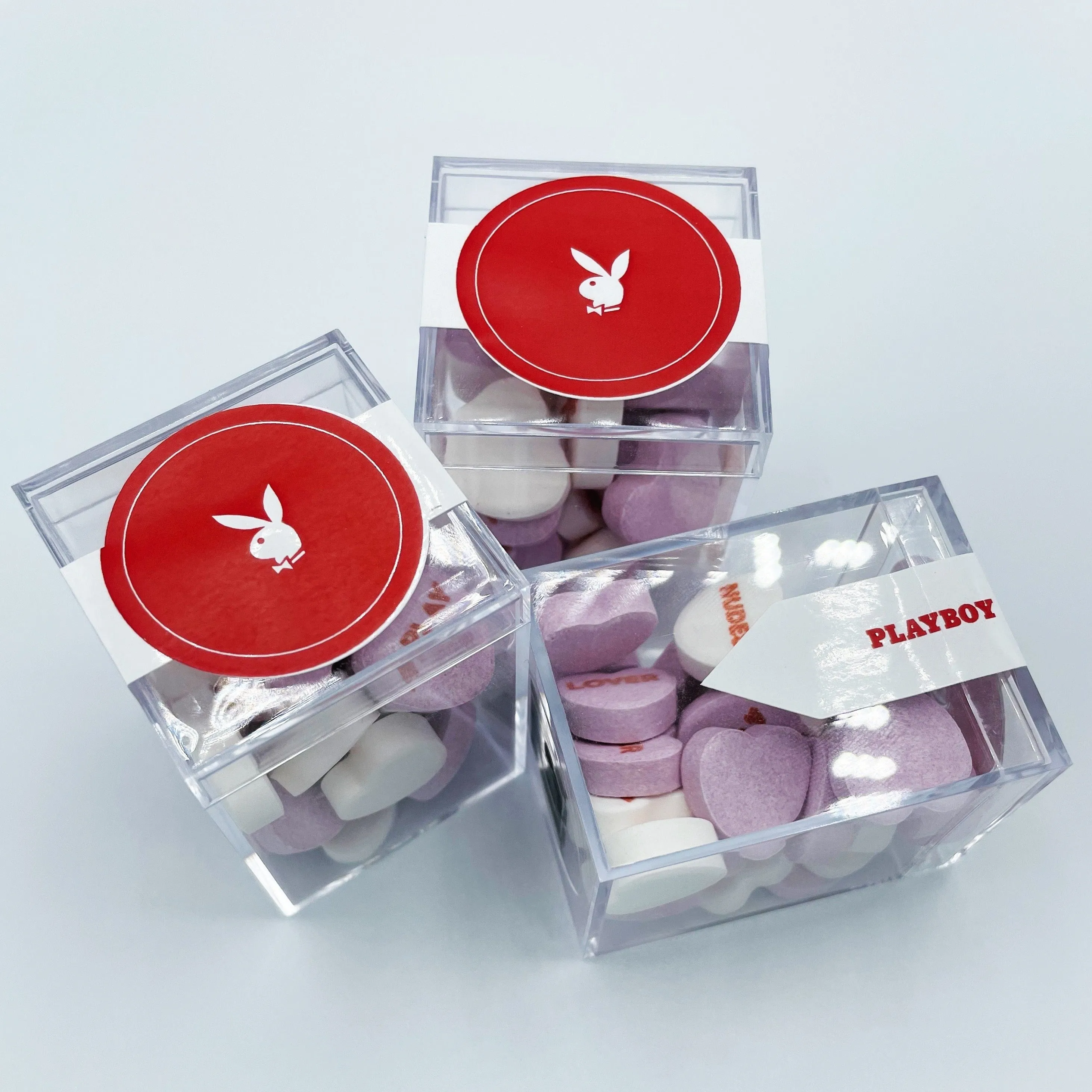 Personalized Candy Hearts Cubes (Min 12 Cubes)