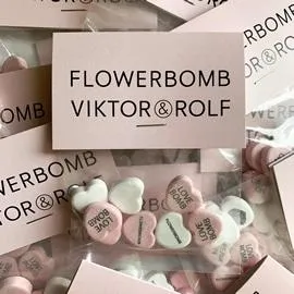 Personalized Candy Hearts Header Bags - 8 Candies Per Bag