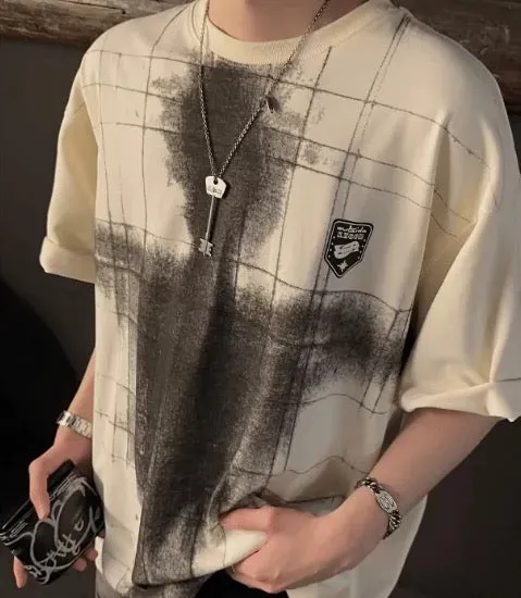 Thesupermade Retro Street Short-sleeved T-shirt