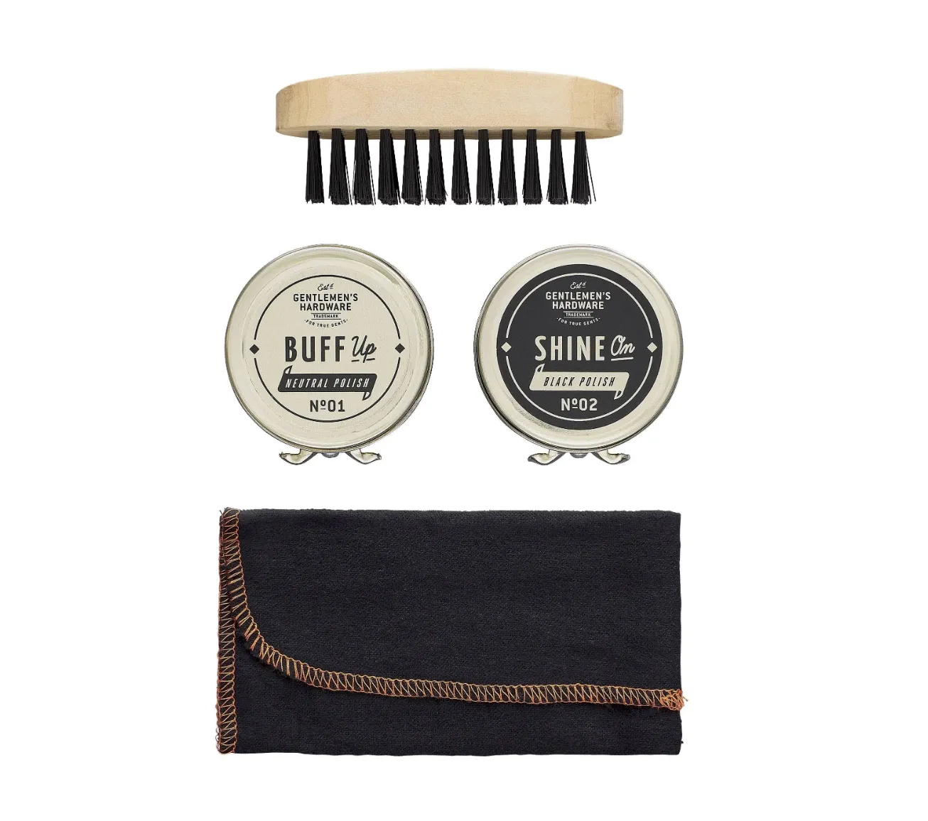 Travel Shoe Shine Tin