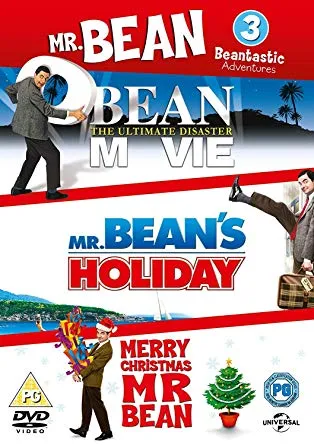 Triple DVD Set - Bean: The Ultimate Disaster Movie, Mr Bean's Holiday, Merry Christmas Mr Bean