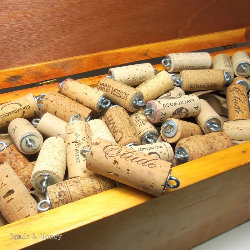 Wine Cork with Ring Attachments 1.5-2in (5pcs)