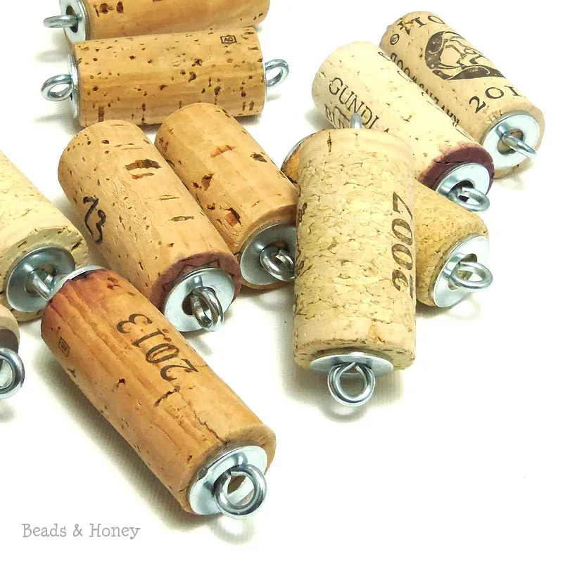 Wine Cork with Ring Attachments 1.5-2in (5pcs)