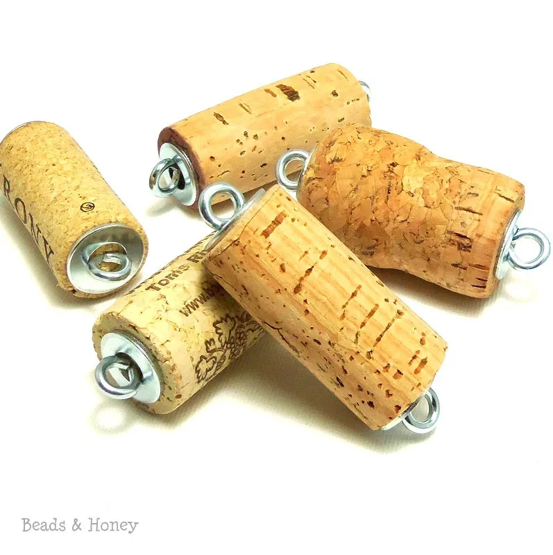 Wine Cork with Ring Attachments 1.5-2in (5pcs)