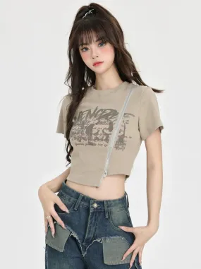 Zip Mode T-Shirt American Street
