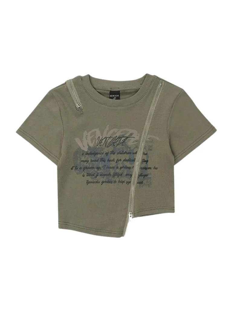 Zip Mode T-Shirt American Street