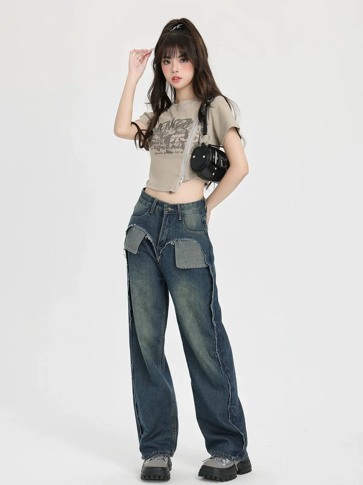 Zip Mode T-Shirt American Street